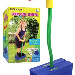 Foam Pogo Jumper with Flashing LED Lights and Squeaky Sounds