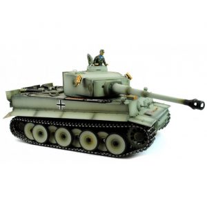 EARLY VERSION HAND PAINTED RC TANK TIGER I GREY CAMO