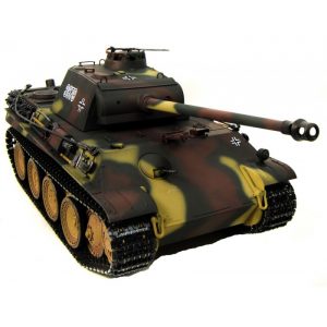 HAND PAINTED RC PANTHER G - 360 TURRET TANK - METAL UPGRADE