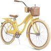 Women's Classic Cruiser Huffy Nel Lusso Yellow Bike, 26" Frame